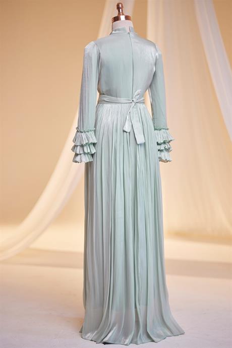 Lina Tesettür Abiye Mint