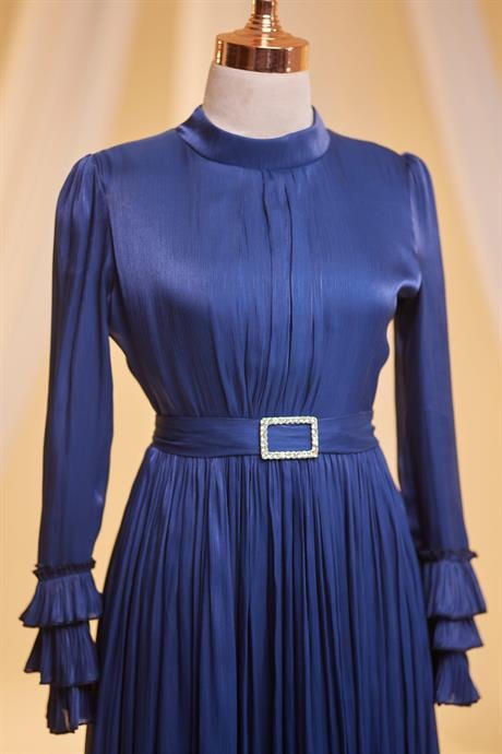 Lina Tesettür Abiye Saks