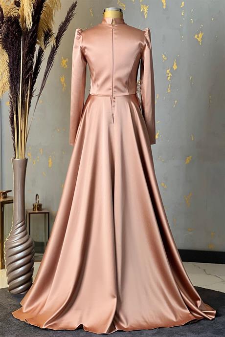 Lina Tesettür Abiye Vizon