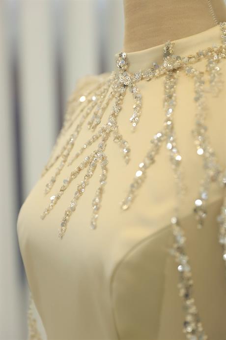 Matmazel Tesettür Abiye Gold