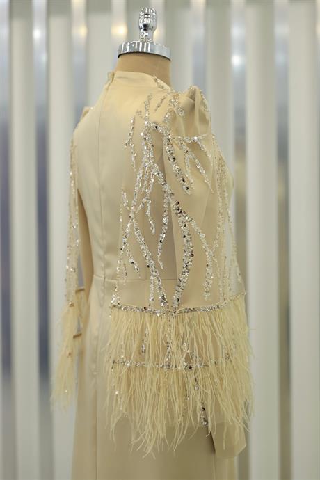 Matmazel Tesettür Abiye Gold