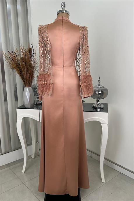 Matmazel Tesettür Abiye Rose