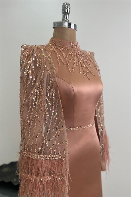 Matmazel Tesettür Abiye Rose