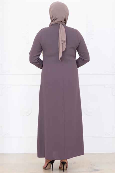 Melek Tesettür Abiye Vizon