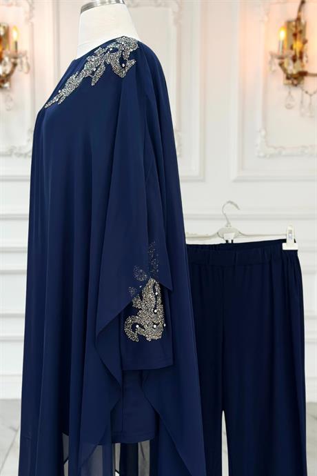 Mesture Tesettür Takım Lacivert