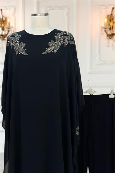 Mesture Tesettür Takım Siyah