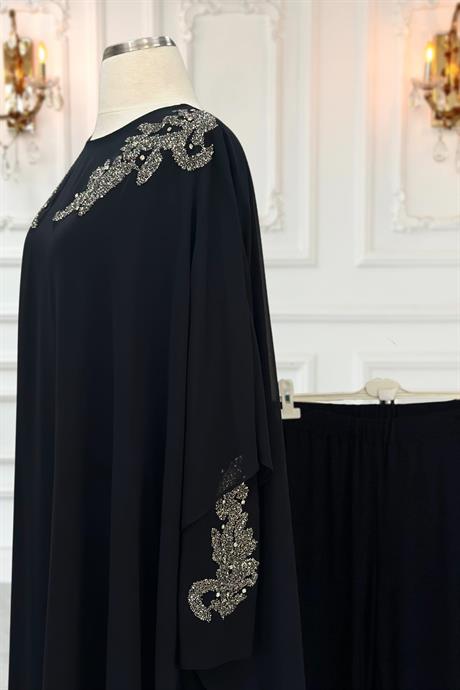 Mesture Tesettür Takım Siyah