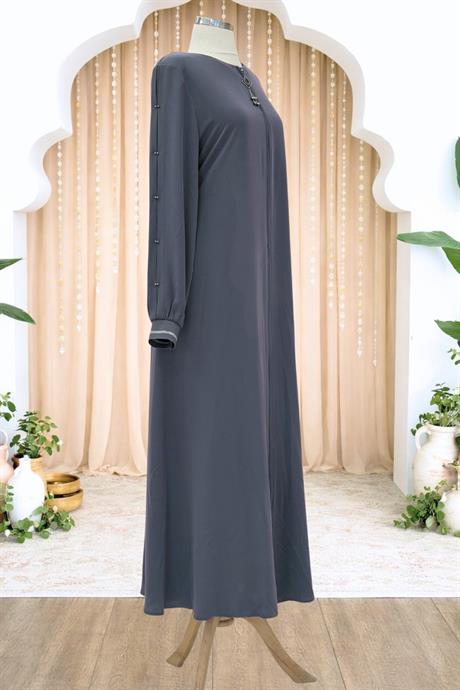 Meyra Tesettür Ferace Antrasit