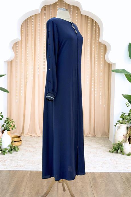 Meyra Tesettür Ferace Lacivert