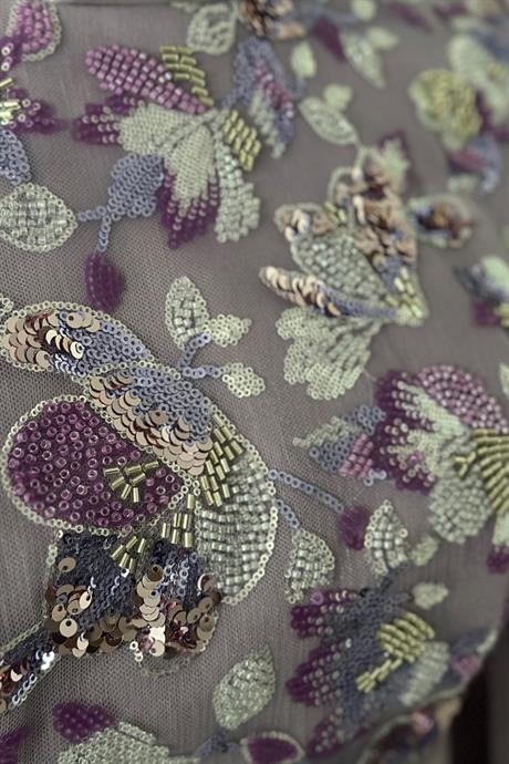 Nadia Tesettür Abiye Bebe Mavisi