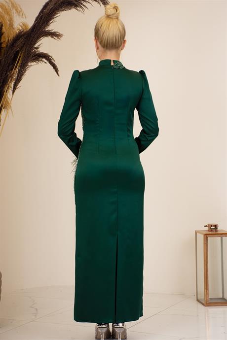 Nara Tesettür Abiye Zümrüt