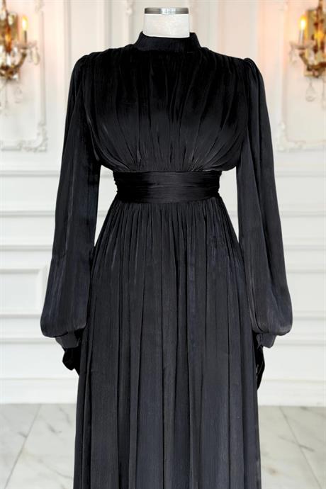 Nida Tesettür Abiye Siyah