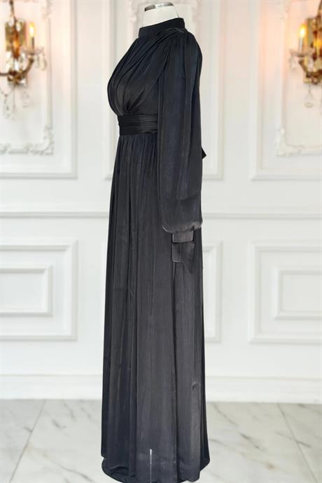 Nida Tesettür Abiye Siyah