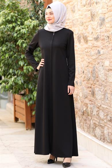 Nisa Tesettür Ferace Siyah