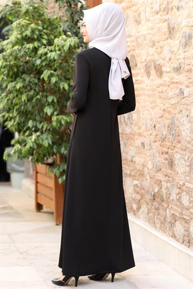 Nisa Tesettür Ferace Siyah