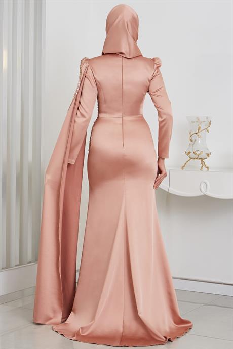 Noura Tesettür Abiye Rose