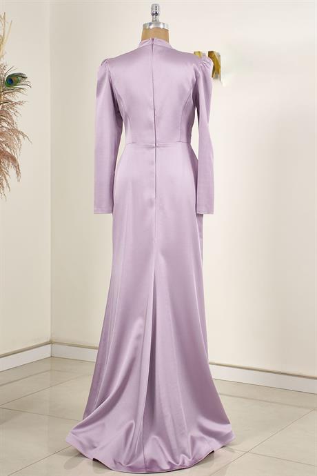 Papyon Tesettür Abiye Lila