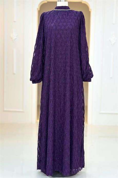 Ravza Tesettür Abiye Mürdüm