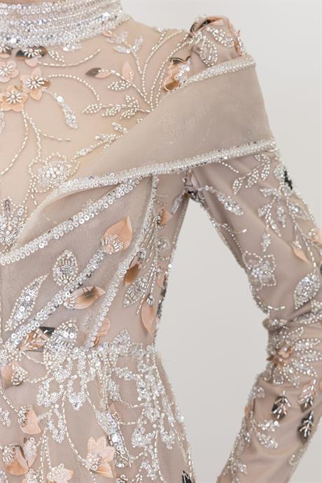 Safa Tesettür Abiye Gold