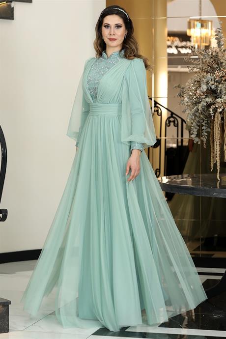 Seyran Tesettür Abiye Mint