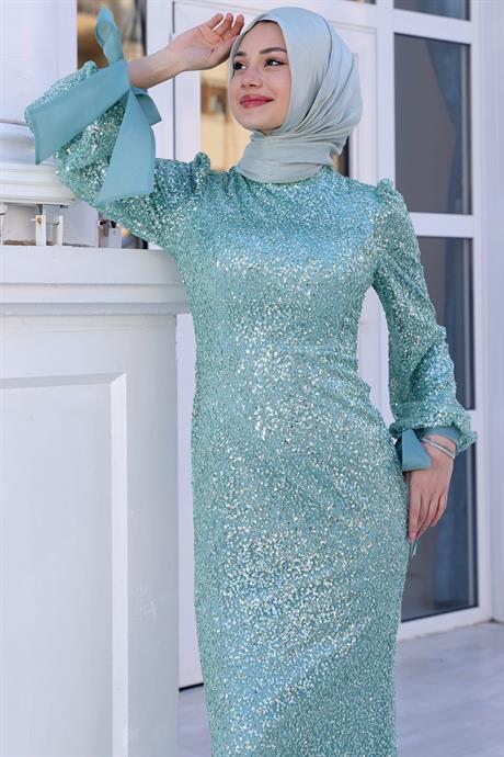 Şimal Tesettür Abiye Mint