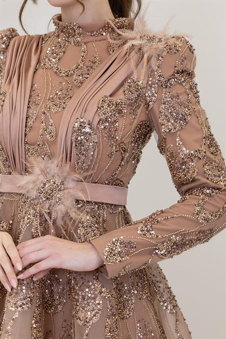 Simge Tesettür Abiye Bakır