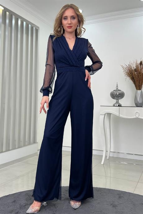 Simli Tulum Lacivert