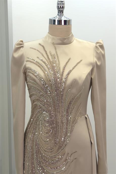 Solis Tesettür Abiye Gold