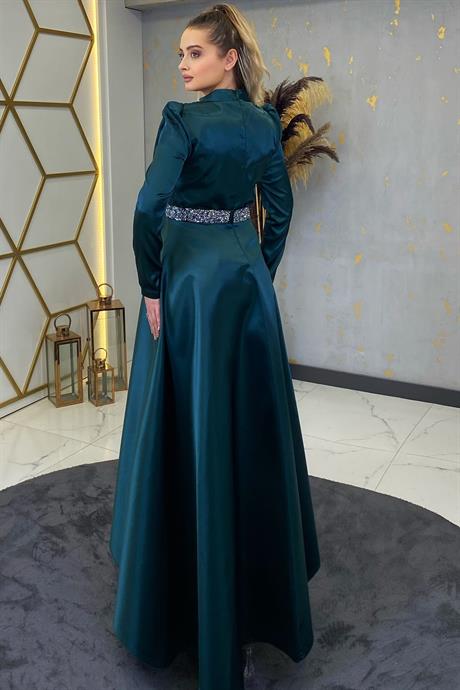 Suna Tesettür Abiye Petrol