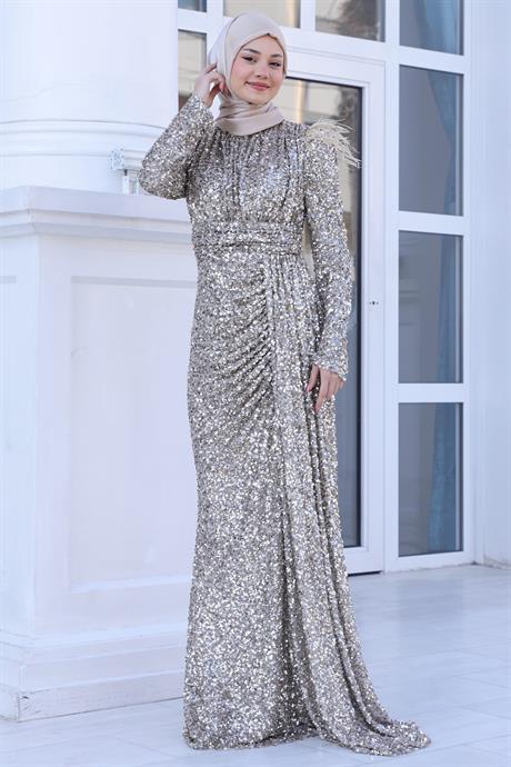 Şura Tesettür Abiye Gold