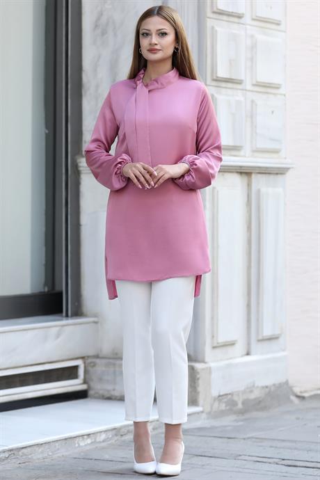 Trend Tesettür Tunik Gülkurusu