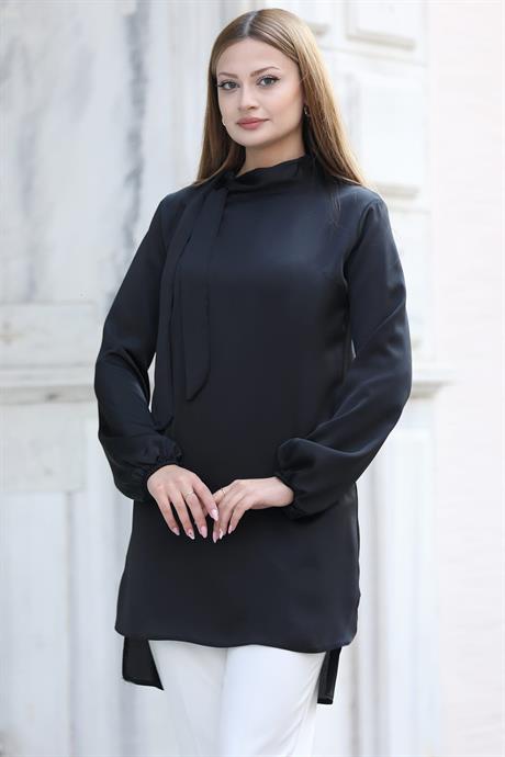 Trend Tesettür Tunik Siyah