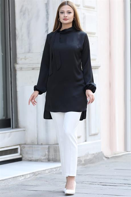 Trend Tesettür Tunik Siyah