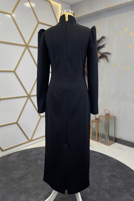 Tuana Tesettür Abiye Siyah