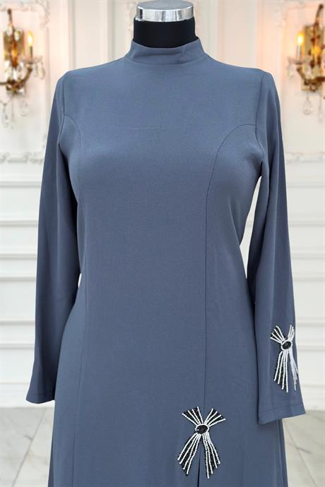 Tuay Tesettür Abiye Antrasit