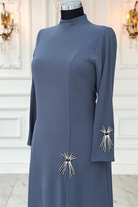 Tuay Tesettür Abiye Antrasit