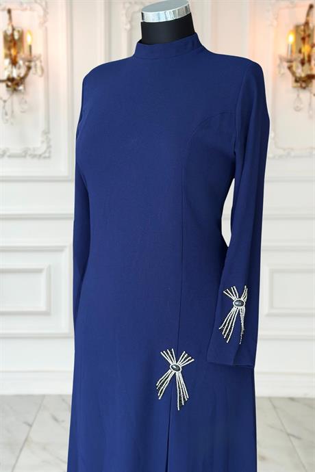Tuay Tesettür Abiye Lacivert