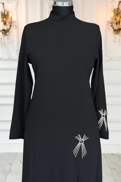 Tuay Tesettür Abiye Siyah