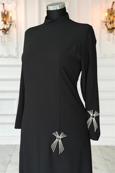 Tuay Tesettür Abiye Siyah