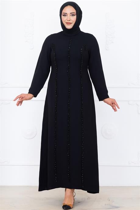 Tuna Tesettür Abiye Siyah