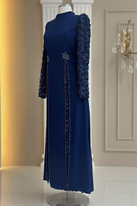 Tusem Tesettür Abiye Lacivert