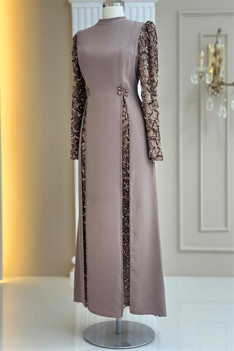 Tusem Tesettür Abiye Vizon