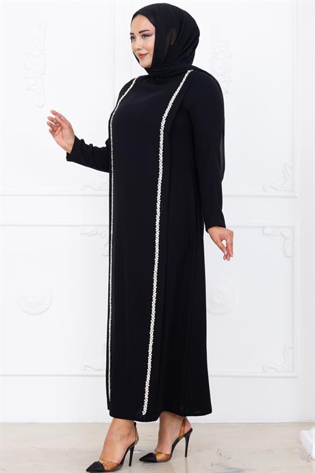 Yakut Tesettür Abiye Siyah