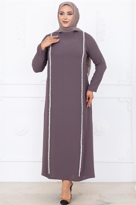 Yakut Tesettür Abiye Vizon