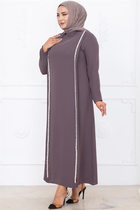 Yakut Tesettür Abiye Vizon