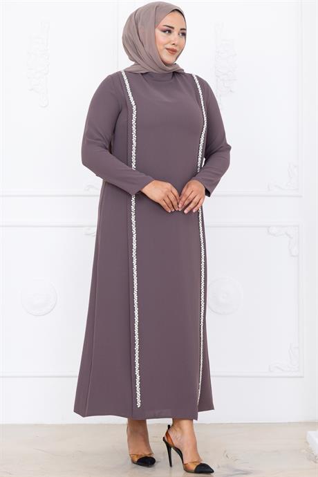 Yakut Tesettür Abiye Vizon