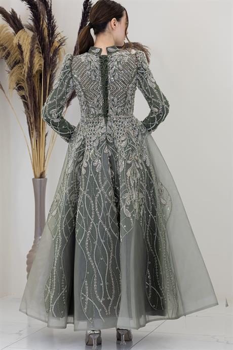 Yaprak Tesettür Abiye Haki