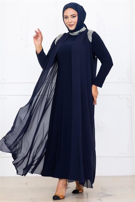 Zambak Tesettür Abiye Mürdüm