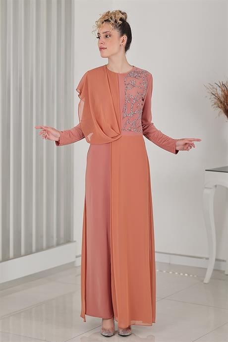 Zeren Tesettür Tulum Soğan Kabuğu