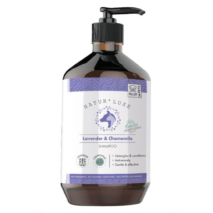  M-PETS NATURLUXE DOG SHAMPOO LAVENDER & CHAMOMILE 500ML